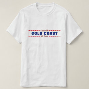 GOLD COAST - mein Zuhause - Australien; Herzen T-Shirt