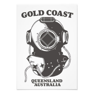 Gold Coast Queensland Australien Tauchen Poster