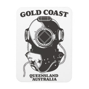 Gold Coast Queensland Australien Tauchen Poster Magnet