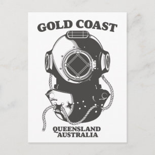 Gold Coast Queensland Australien Tauchen Poster Postkarte