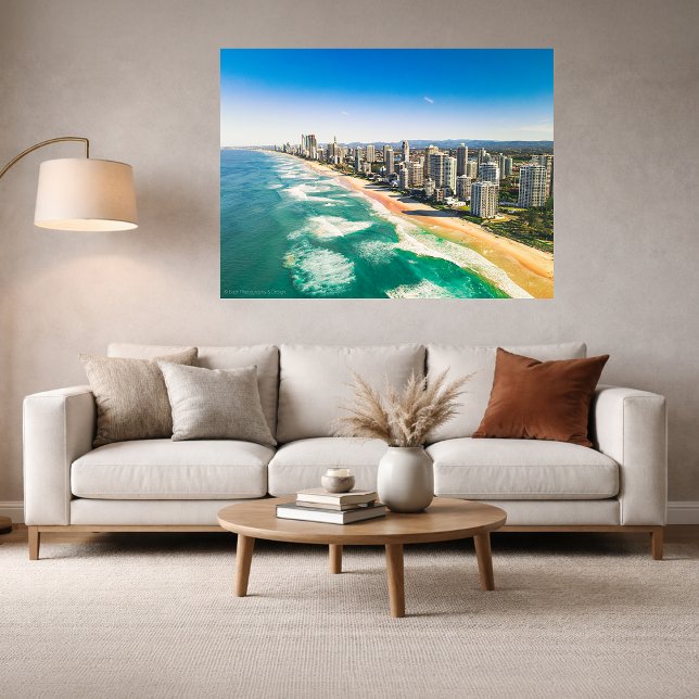 Gold Coast Stadt-Skyline Fotodruck (Von Creator hochgeladen)