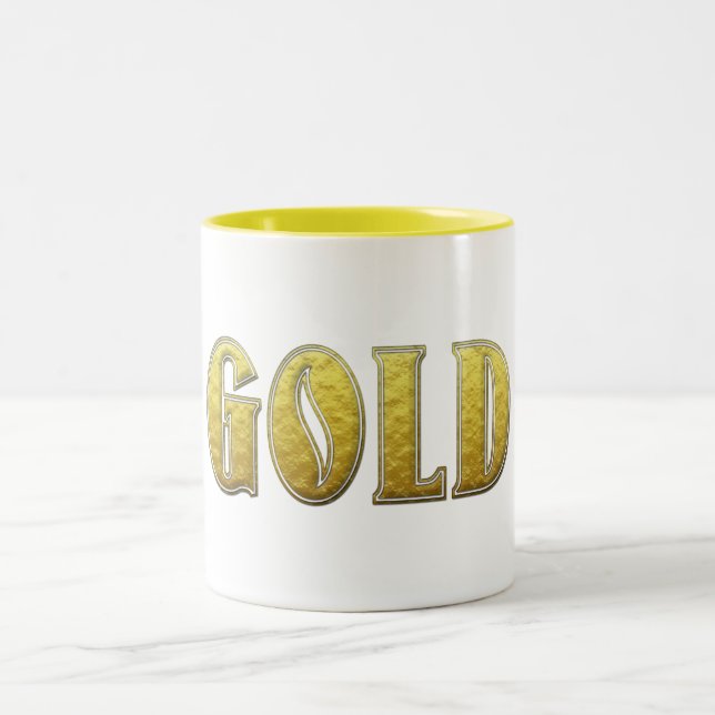 Gold Coffee Tasse (Mittel)