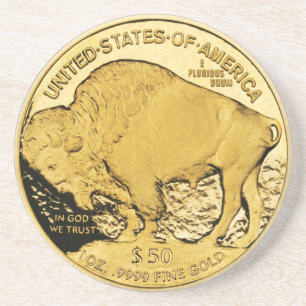 Gold Coin Untersetzer