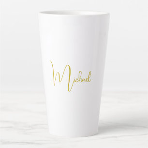 Gold Color Elegant Stilvolle Trendy Einzigartiges  Milchtasse