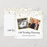 Gold Confetti 50. Hochzeitstag