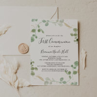 Gold Confetti Eukalyptus Foliage Erste Kommune