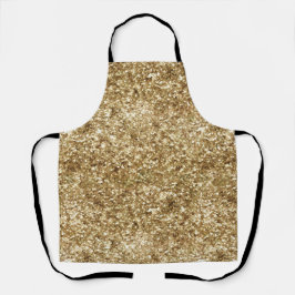 Gold Confetti Glitzer Schürze