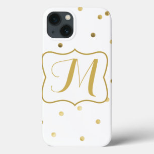 Gold Confetti Monogram IPad Air Hüllen