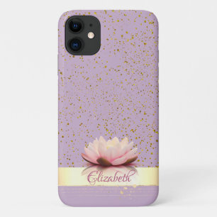 Gold Confetti Stripe Lotus Case-Mate iPhone Hülle