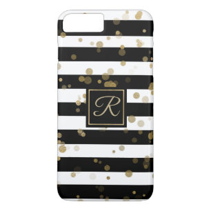 Gold Confetti und Stripes iPhone 8 Plus Fall Case-Mate iPhone Hülle