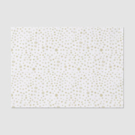 Gold Confetti Wasserfarben Dots Tissue Paper Seidenpapier