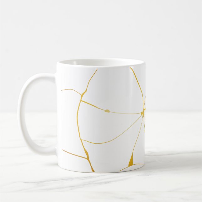 Gold Cracks Kaffeetasse (Links)