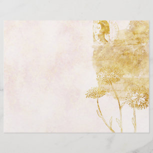 Gold & Creme Blätterbuch