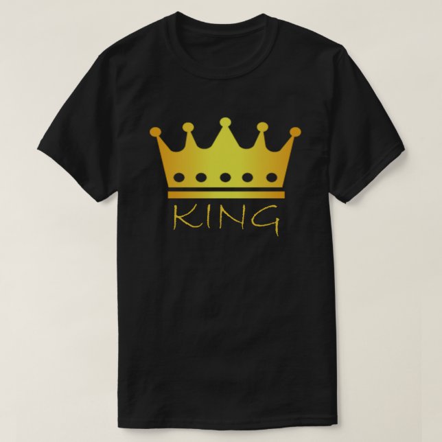 Gold Crown King Fantasy T-Shirt (Design vorne)