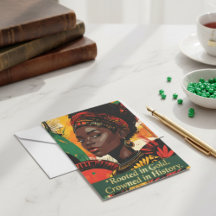 Gold Crowned Queen Heritage Spirit Card