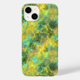 Gold Crumpled Textur Case-Mate iPhone 14 Hülle