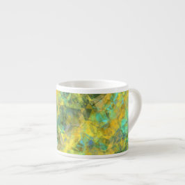 Gold Crumpled Textur Espressotasse