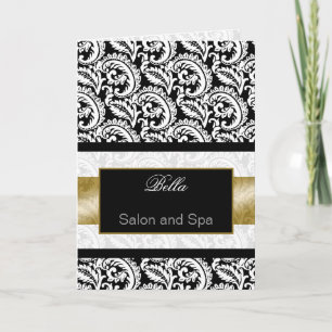 Gold Damask Business Vielen Dank Karten