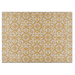 Gold Damask Cutting Board Schneidebrett