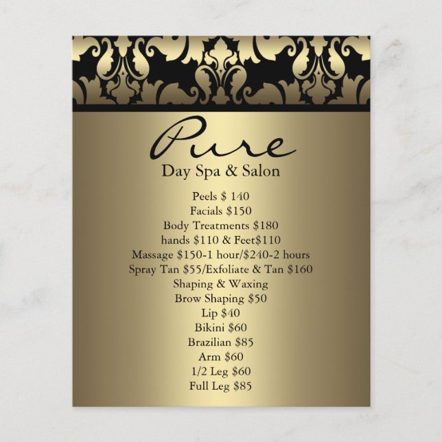 Gold Damask Flyer (Vorne)