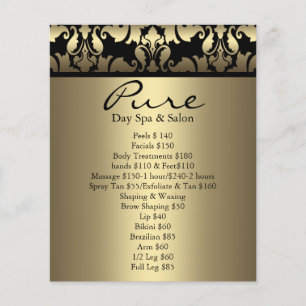 Gold Damask Flyer