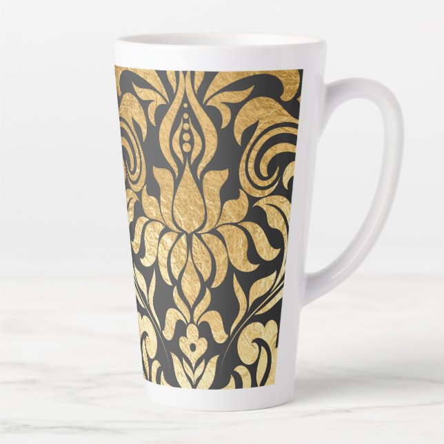 Gold Damask (matching journal available) Milchtasse (Rechts)