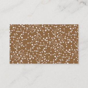 Gold Damask Visitenkarte