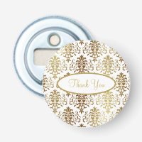 Gold Damask White Script Wedding Elegant Vielen Da