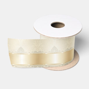 Gold, Damast, Silber, Champagner, elegant, chic, h Satinband