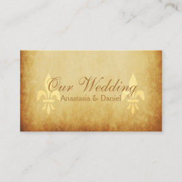 Gold de luxuriösen Fleurs de lis insert