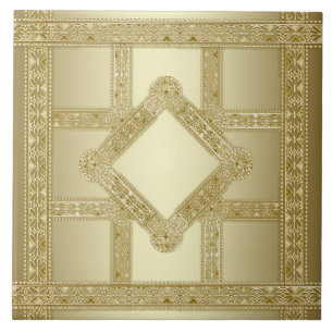 Gold Decorative Keramik Tile Fliese