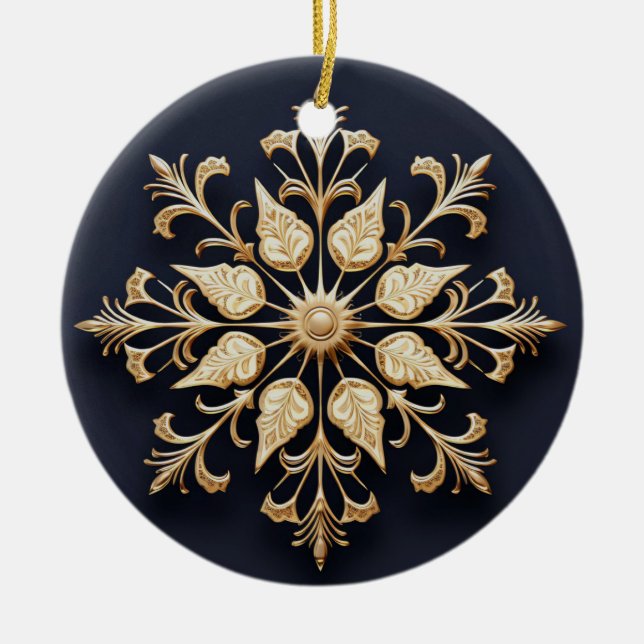 Gold Decorative Ornament (Vorne)