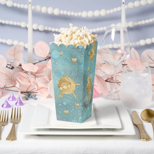 Gold Delphin Dusche Gefälligkeitsboxen Geschenkschachtel (Hochzeit)