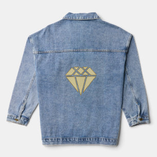 Gold, Diamant, Bild, Denim, Jacke 🧥
