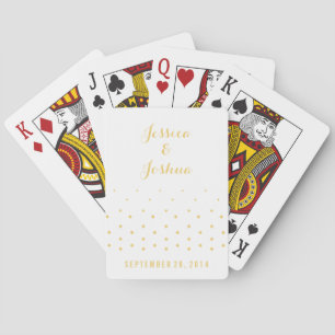 Gold Diamond Gastgeschenk Hochzeit Spielkarten