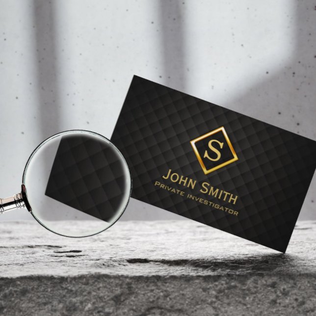 Gold Diamond Investigators Business Card Visitenkarte (Von Creator hochgeladen)