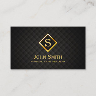 Gold Diamond Martial Arts Business Card Visitenkarte