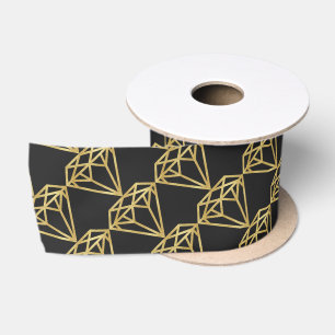 Gold Diamond Satinband