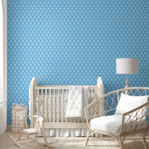 Gold Diamond Tufed Sky Blue Tapete