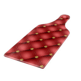 Gold Diamond Tuftrother Red Cutting Board Schneidebrett