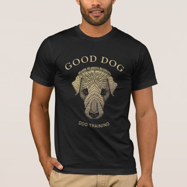 Gold Dog Trainer T-Shirt (Vorderseite)