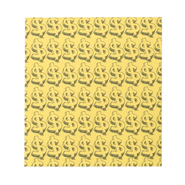 Gold-Dollar Notizblock (Vorderseite)