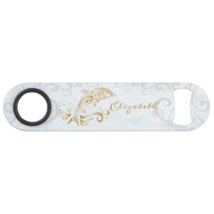 Gold Dolphin Personalisiert Bottle Opener Speed Flaschenöffner