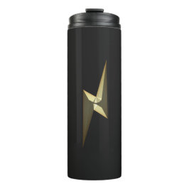 Gold Donner Blitzschwarz Thermosbecher