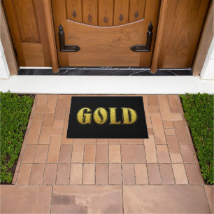 Gold Doormat Fußmatte