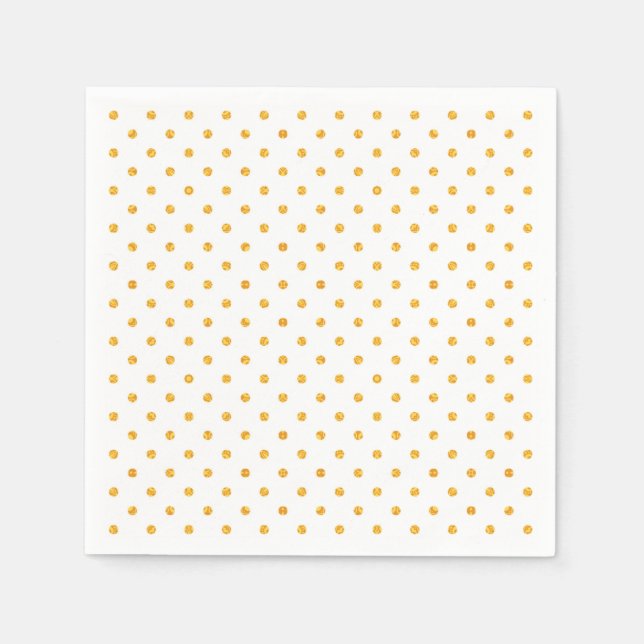 Gold Dot Napkin Serviette (Vorderseite)