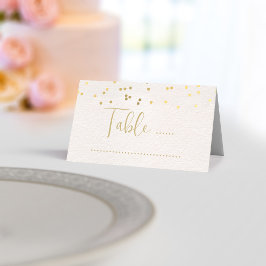 Gold Dots Bridal Blush Pink Hochzeit Platzkarten