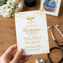Gold Dots Medical Nursing School Graduation Party