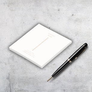 Gold Dots Minimalistisch einfach Beruflich Post-it Klebezettel