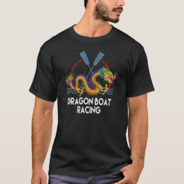 Gold Dragon Boat Racing T - Shirt